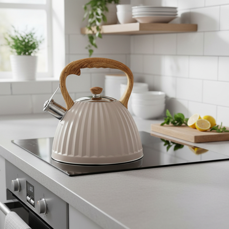 Czajnik nierdzewny HENRY 2,8l beż